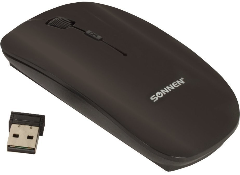 Мышь беспроводная оптическая USB Sonnen M-243 (512646) (67076)