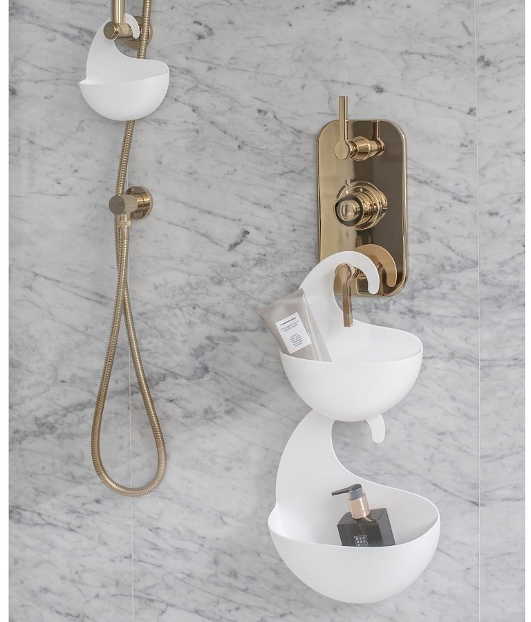 Органайзер для ванной surf m, organic, серый (64341)