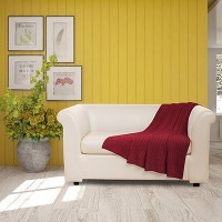 Плед вязаный Qwerty Nordvic Вишневый 66500 (66233)