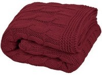 Плед вязаный Qwerty Nordvic Вишневый 66500 (66233)