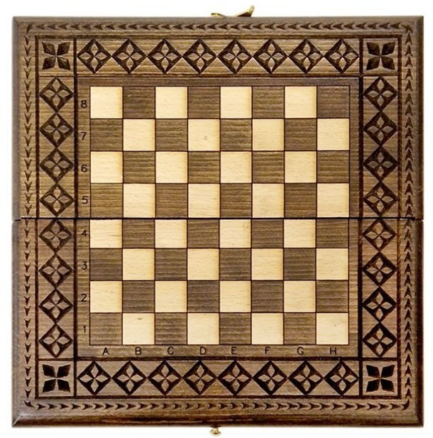 Шахматы + нарды резные "Роял 2" 30, Ustyan (64442)