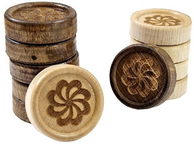 Комплект фишек для больших нард "Узор 1", Ustyan (64430)