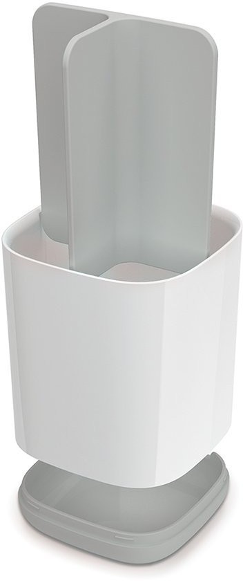 Органайзер для зубных щеток easystore, 9х9х13 см, бело-серый (61471)