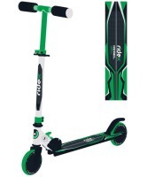 Самокат 2-колесный Rebel 125 мм, белый/зеленый (2022949)
