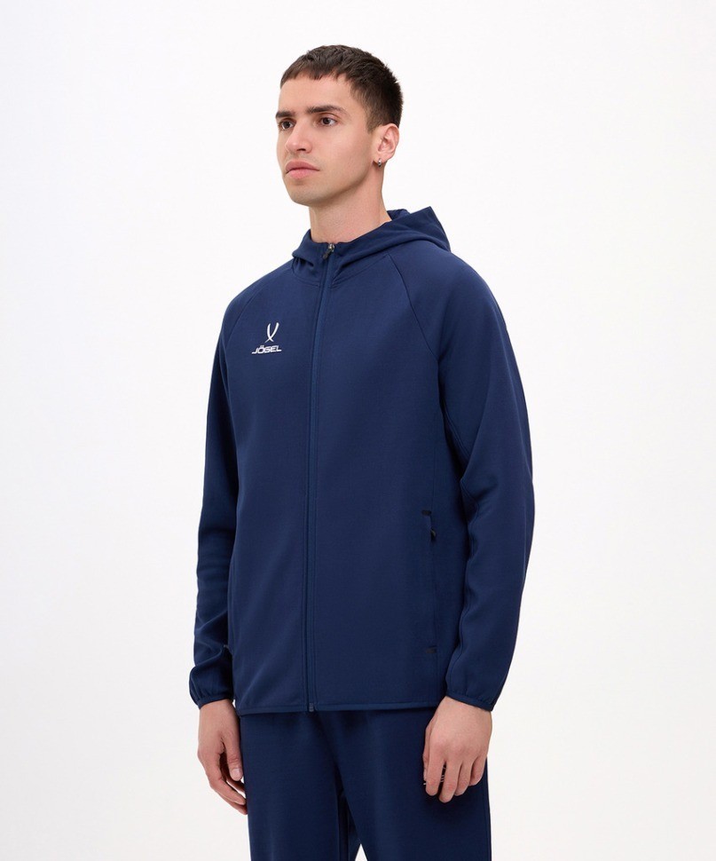 Худи на молнии JOGEL ESSENTIAL Athlete Hooded FZ Jacket, темно-синий (2130811)