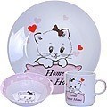 Детский набор посуды Котенок LORAINE (30549)