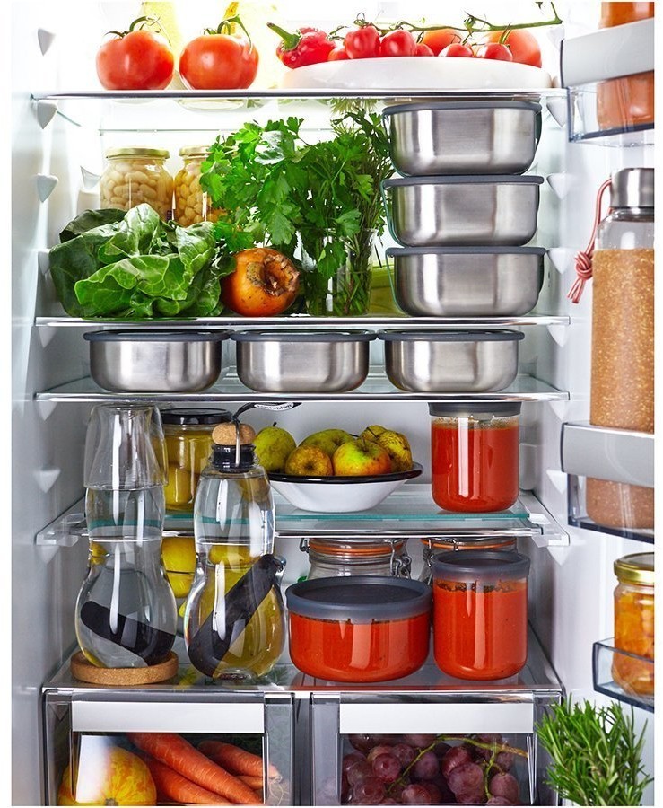 Ланч-бокс glass lunch pot, 600 мл, серый (67616)