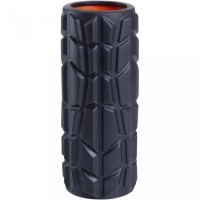 Ролик массажный FA-509 высокая жесткость, 33x13,5 cм, черный/оранжевый (1041694)