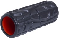 Ролик массажный FA-509 высокая жесткость, 33x13,5 cм, черный/оранжевый (1041694)