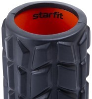 Ролик массажный FA-509 высокая жесткость, 33x13,5 cм, черный/оранжевый (1041694)