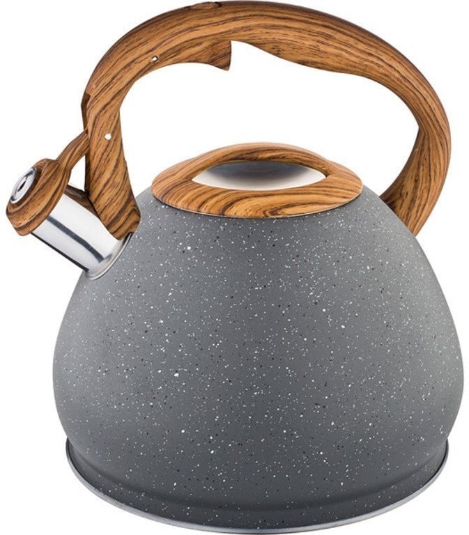 Чайник agness со свистком 3,0 л термоаккумулирующее дно, индукция (937-810)