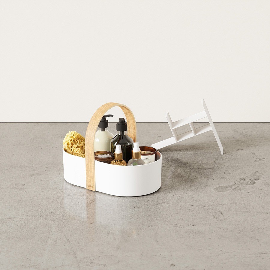 Органайзер bellwood caddy, 30х23 см, белый/натуральное дерево (76336)