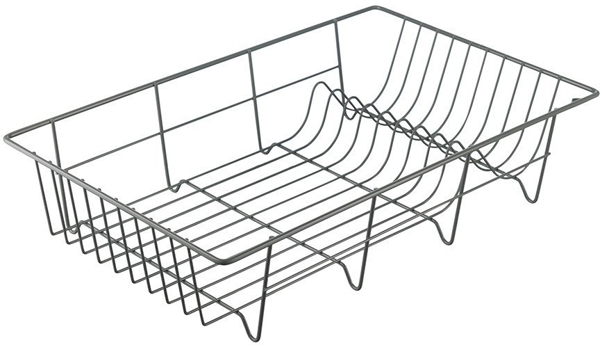Сушилка для посуды hoem, 48х30х10 см, серая (74013)