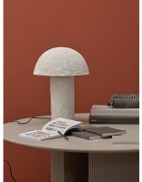 Лампа настольная texture sleek, D32x42 см, белая (77943)