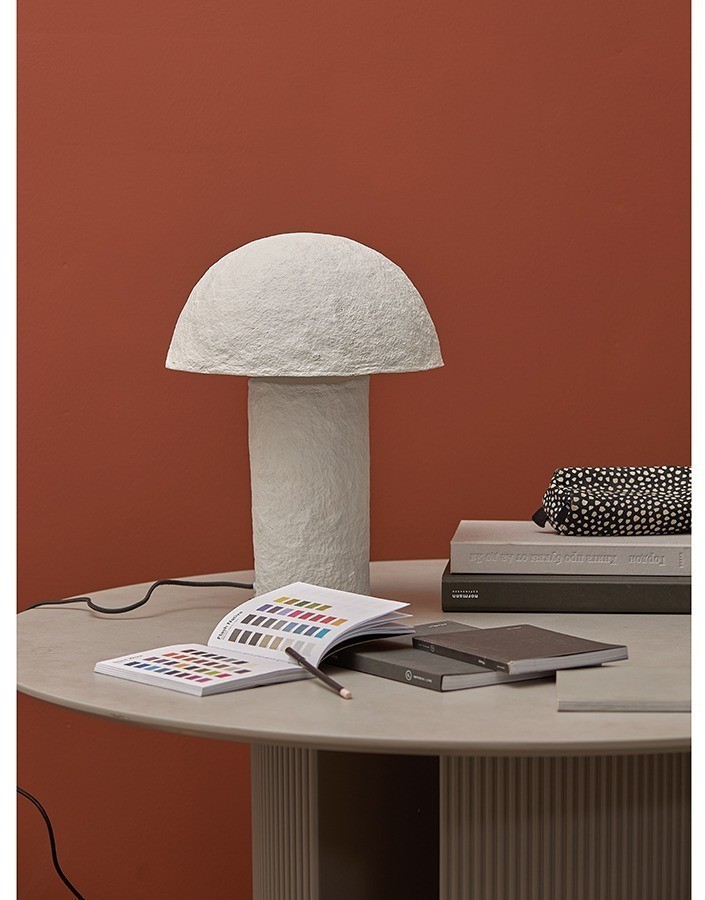 Лампа настольная texture sleek, D32x42 см, белая (77943)