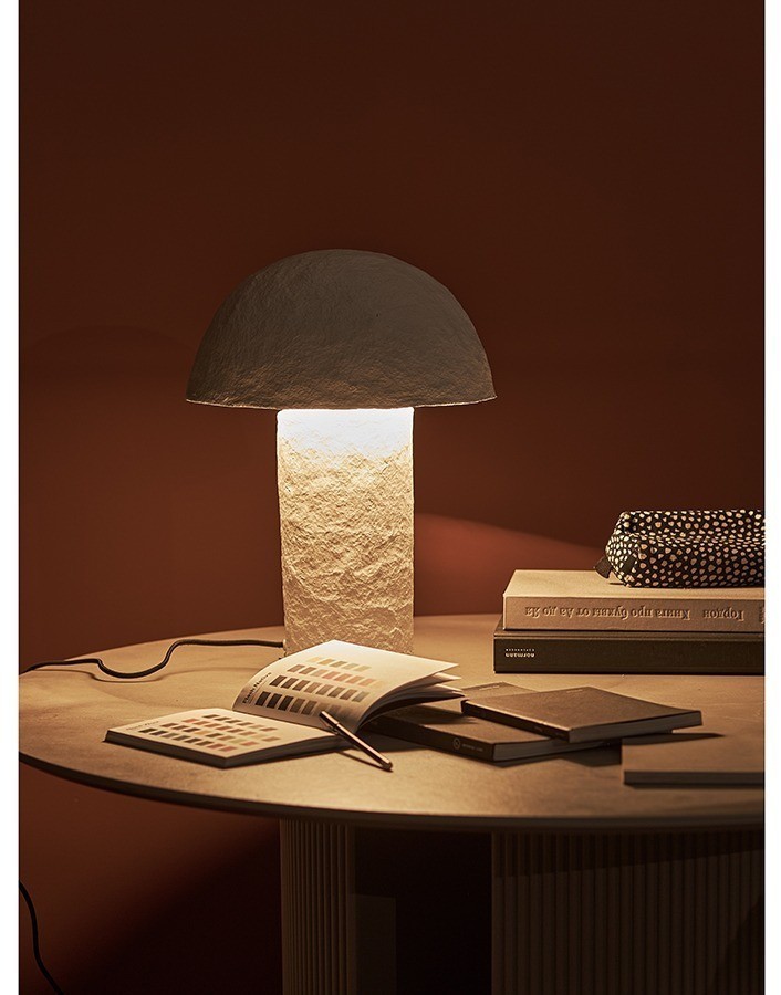 Лампа настольная texture sleek, D32x42 см, белая (77943)