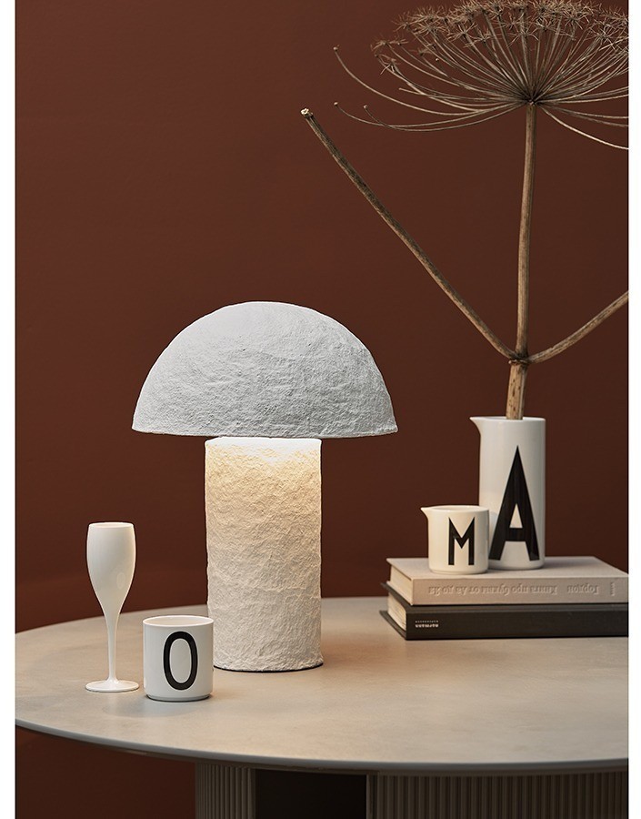 Лампа настольная texture sleek, D32x42 см, белая (77943)