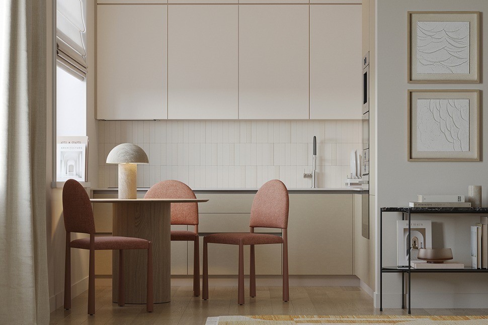 Лампа настольная texture sleek, D32x42 см, белая (77943)