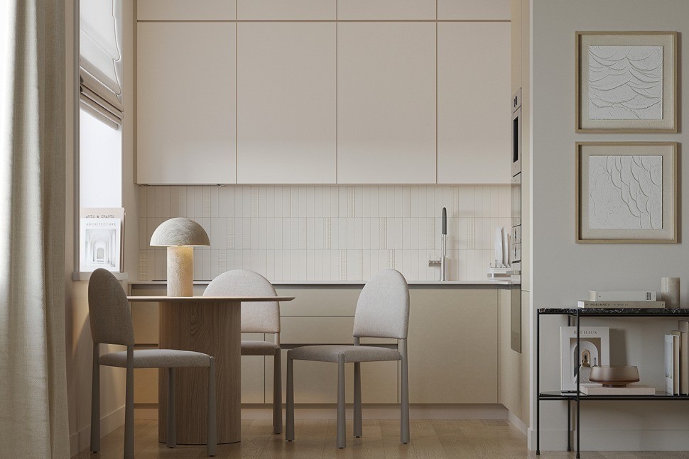 Лампа настольная texture sleek, D32x42 см, белая (77943)