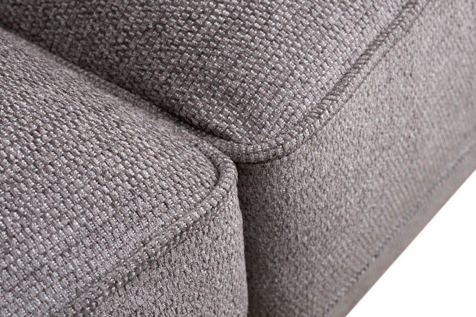 Диван Madrid Memory с кантом трехм. без мех.,шенилл коричневый Natur Kor+Colt032 (TT-00015137)