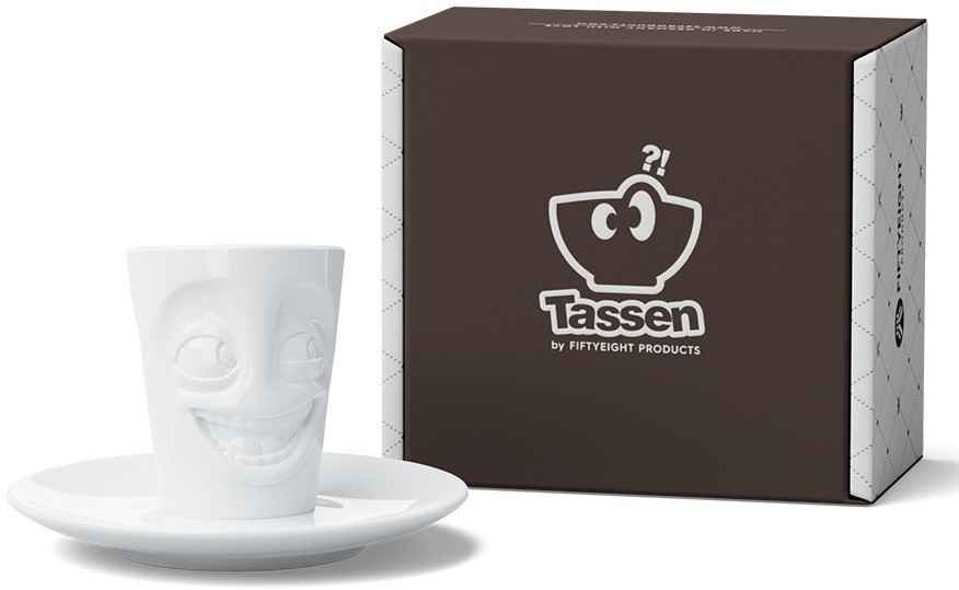 Кофейная пара joking, 80 мл, белая (78665)