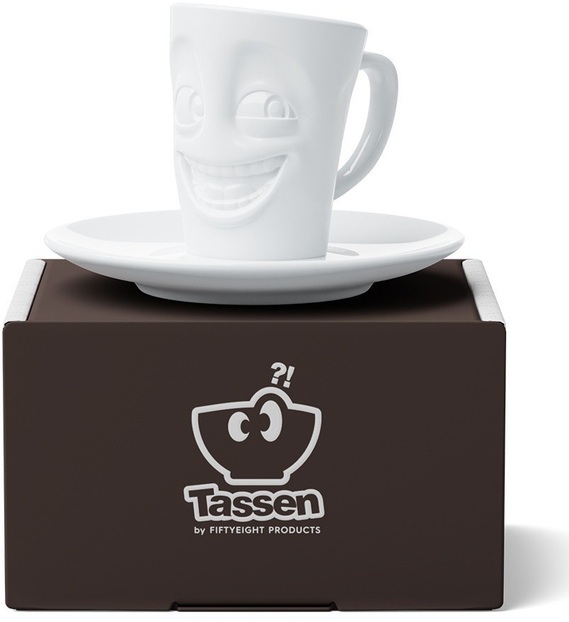 Кофейная пара joking, 80 мл, белая (78665)