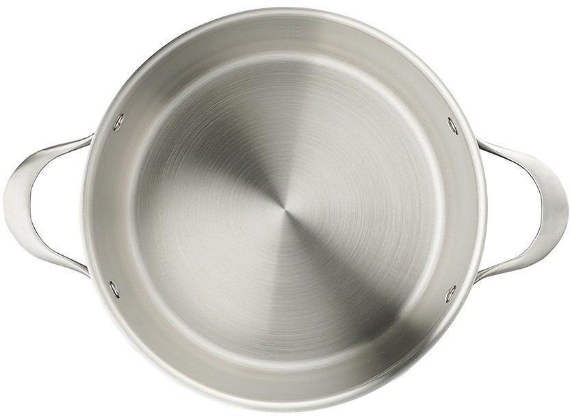 Кастрюля с крышкой 3ply etalon, D24 см, 6 л (77005)