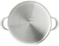 Кастрюля с крышкой 3ply etalon, D24 см, 6 л (77005)