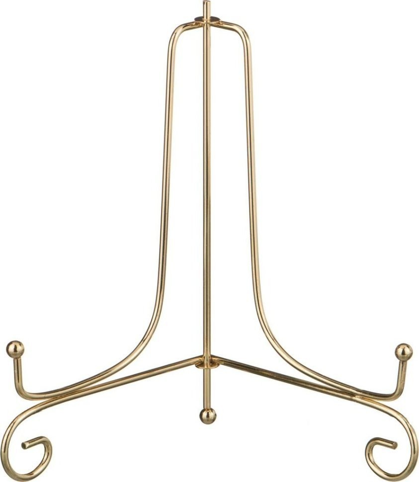 Комплект подставок для тарелок из 5 шт. 25*15 см. высота=22 см. цвет - золото Lefard (244-105)