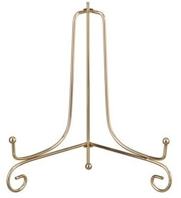 Комплект подставок для тарелок из 5 шт. 25*15 см. высота=22 см. цвет - золото Lefard (244-105)