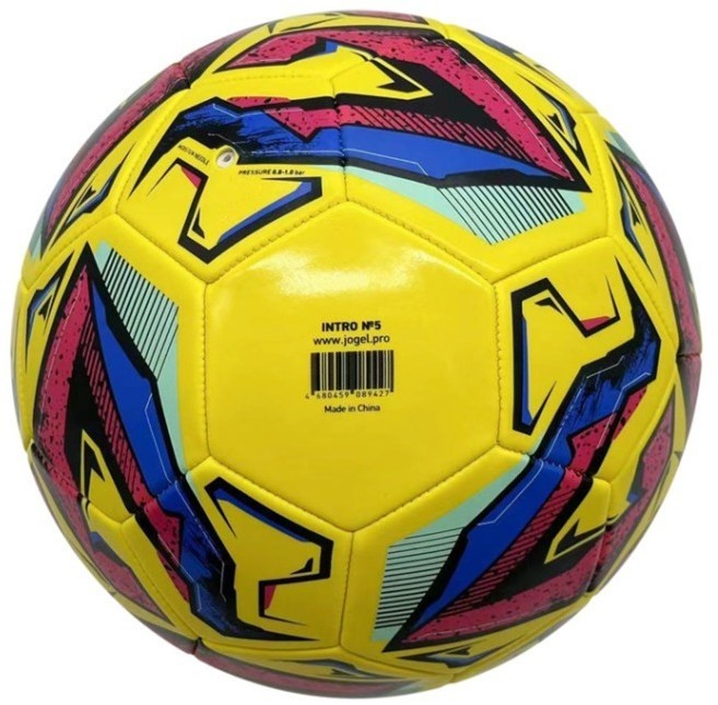 Мяч футбольный JOGEL Intro №5, желтый (2118785)