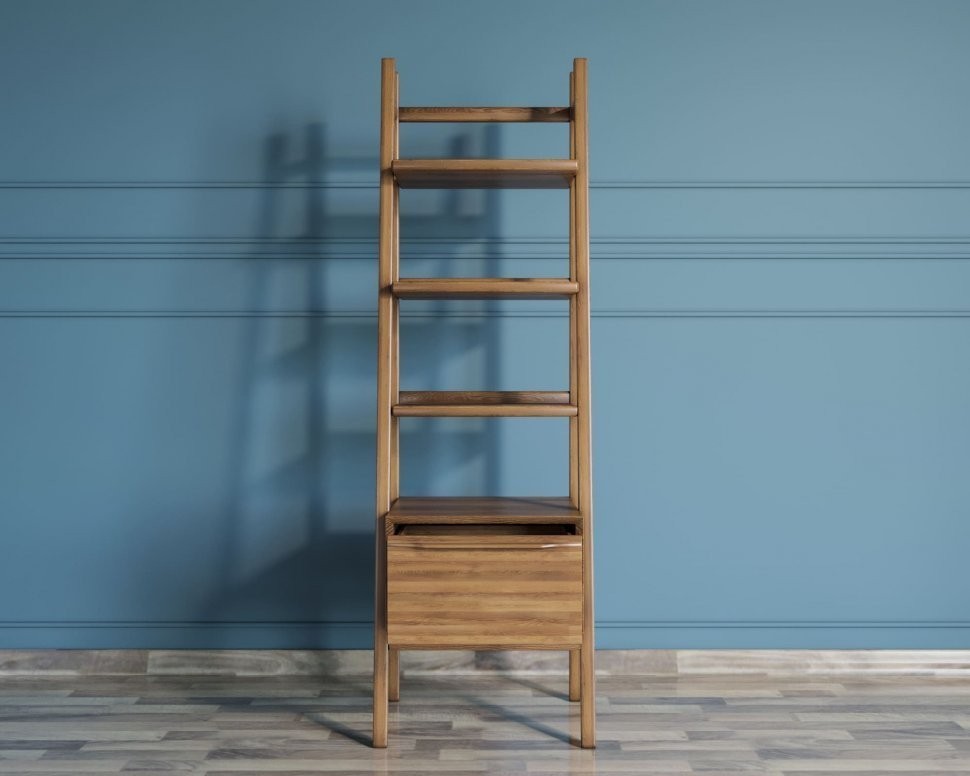 Узкий стеллаж Bruni с открытыми полками арт BR29-ET