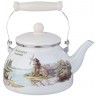 Чайник agness эмалированный серия "family house", 2,6 л (943-063)