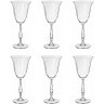 Набор бокалов для вина "fregata optic" из 6шт 185мл Crystal Bohemia (669-410)