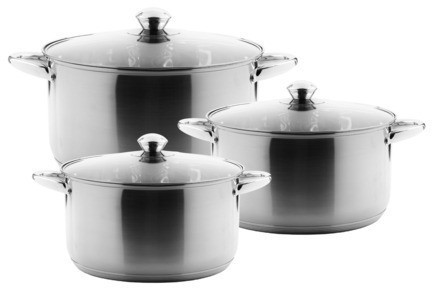 Набор кастрюль с крышками (18027-1)