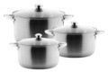 Набор кастрюль с крышками (18027-1)