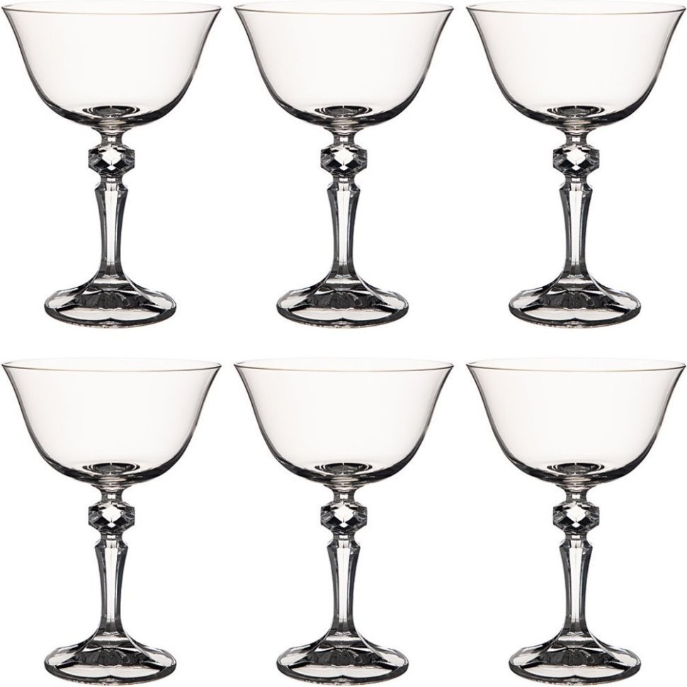 Набор бокалов для коктейля/шампанского "laura/falco" из 6шт. 180мл CRYSTALITE (669-342)