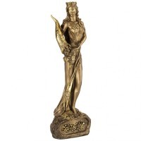 Фигурка &quot;фортуна&quot;  13*17*52 см цвет: бронза с позолотой ИП Шихмурадов (169-417)