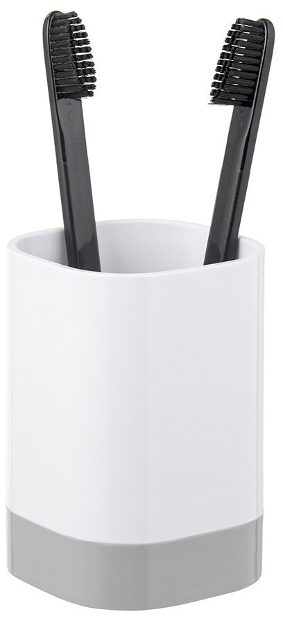 Стакан для зубных щеток tyer, 470 мл, белый/серый (75859)