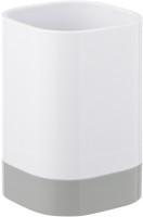 Стакан для зубных щеток tyer, 470 мл, белый/серый (75859)