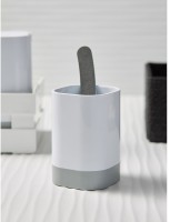 Стакан для зубных щеток tyer, 470 мл, белый/серый (75859)