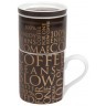 Кружка "Кофе на одного 100% темно-коричневый" 11 5 618 2027