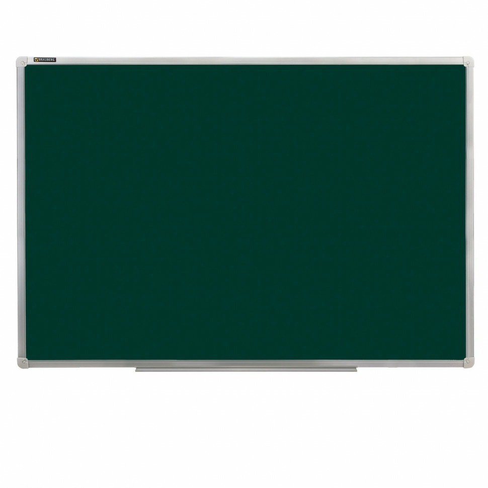 Доска для мела магнитная 90х120 см зеленая Brauberg 231706 (89583)