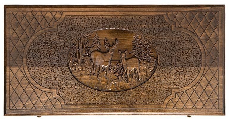 Нарды резные "Олень-2", Ustyan (28841)