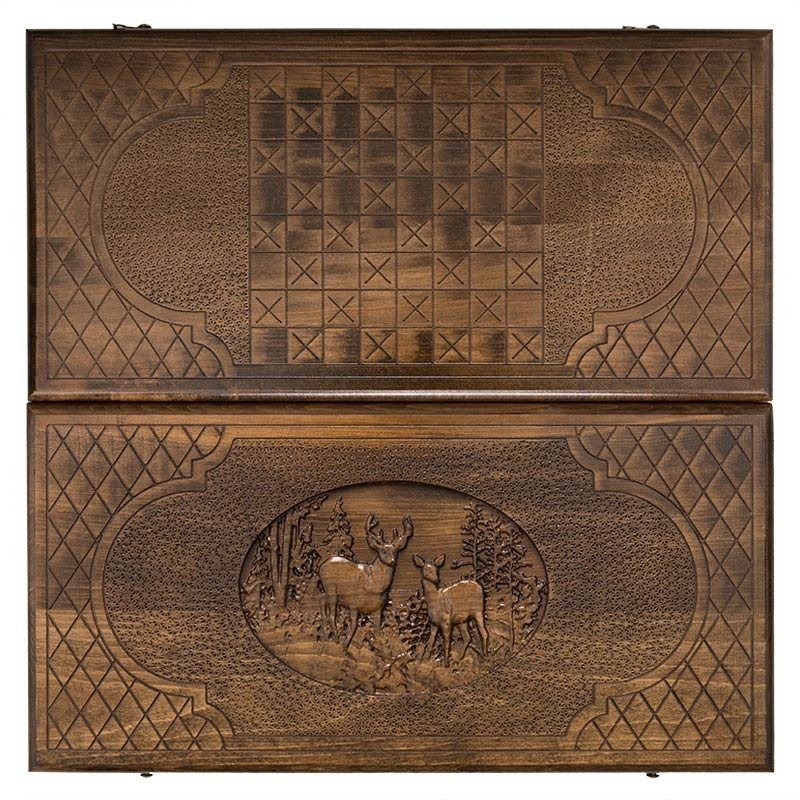 Нарды резные "Олень-2", Ustyan (28841)