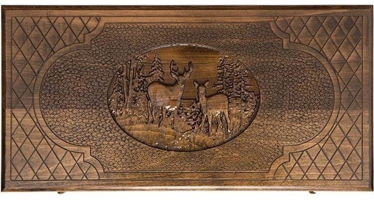 Нарды резные "Олень-2", Ustyan (28841)