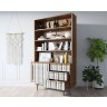 Стеллаж Bruni print 1 с дверками арт BR-01/print_1-ET