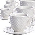 Кофейный набор 12пр 160 мл фарфор LR (60008)