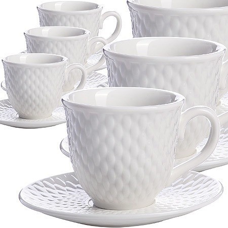 Кофейный набор 12пр 160 мл фарфор LR (60008)
