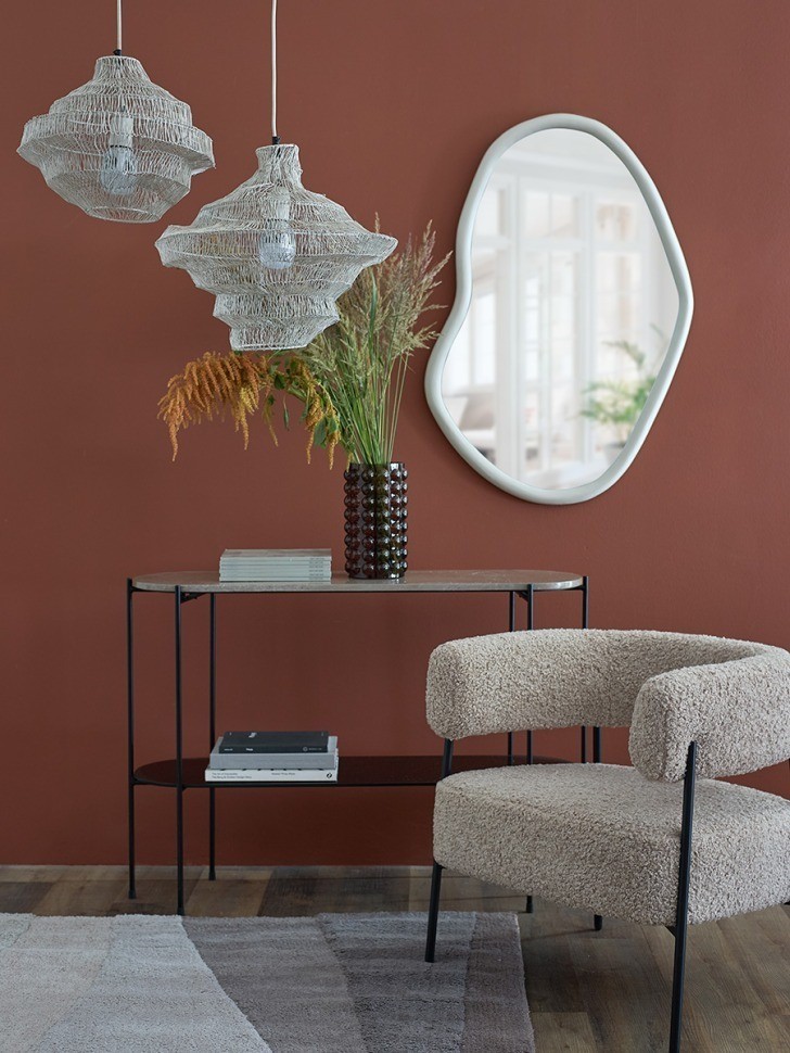 Светильник подвесной vinger, D34х35 см, бежевый (79226)